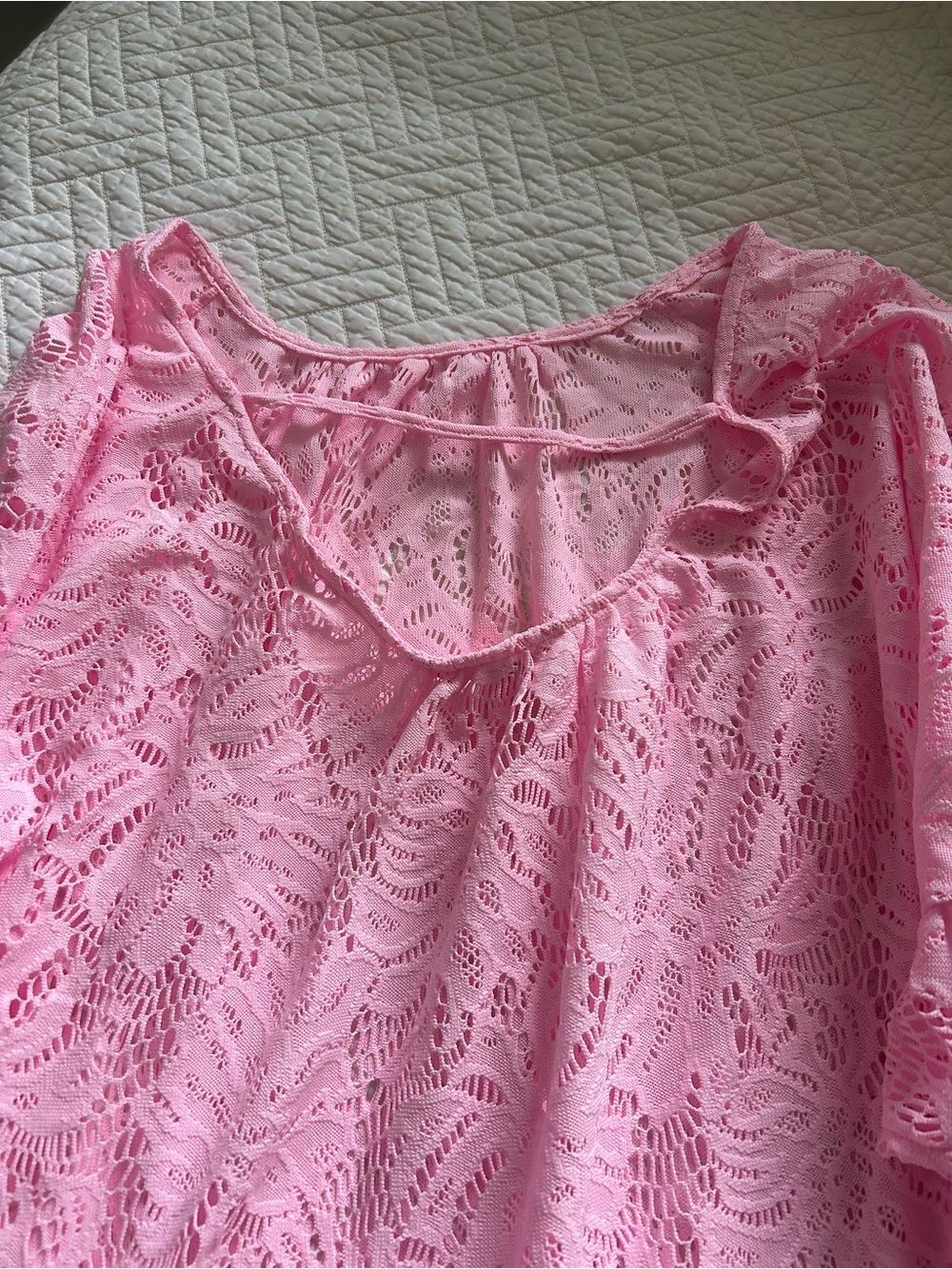 Lilly Pulitzer Atley Coverup in pink. Size S/M. Like new. - Picture 7 of 10